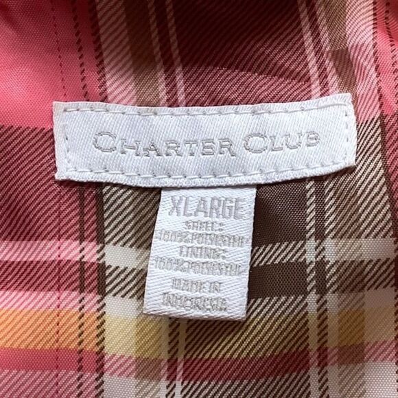 CHARTER CLUB NEW CONDITION PUFFER ZIPPER WOMAN VEST SIZE XL​ - Picture 9 of 11